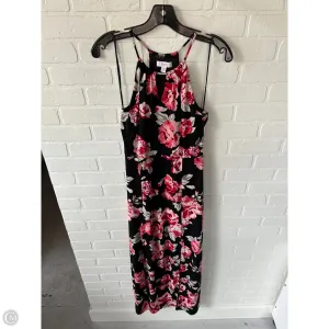 Dress Casual Maxi By Candies In Black & Red. Size: M