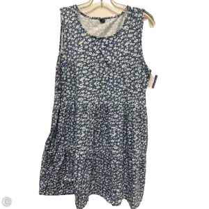 Dress Casual Maxi By Clothes Mentor In Blue. Size: L