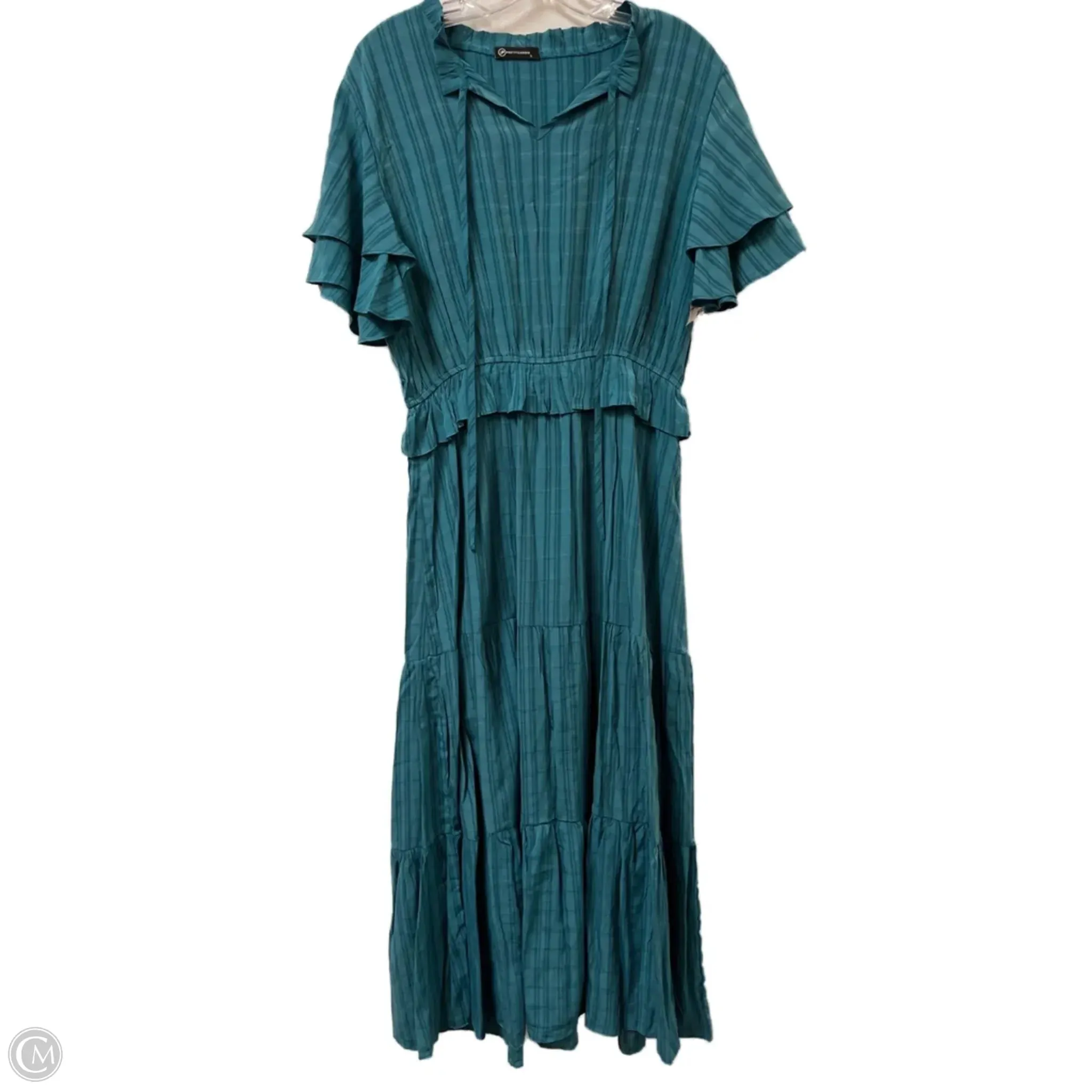 Dress Casual Maxi By Clothes Mentor In Teal. Size: L
