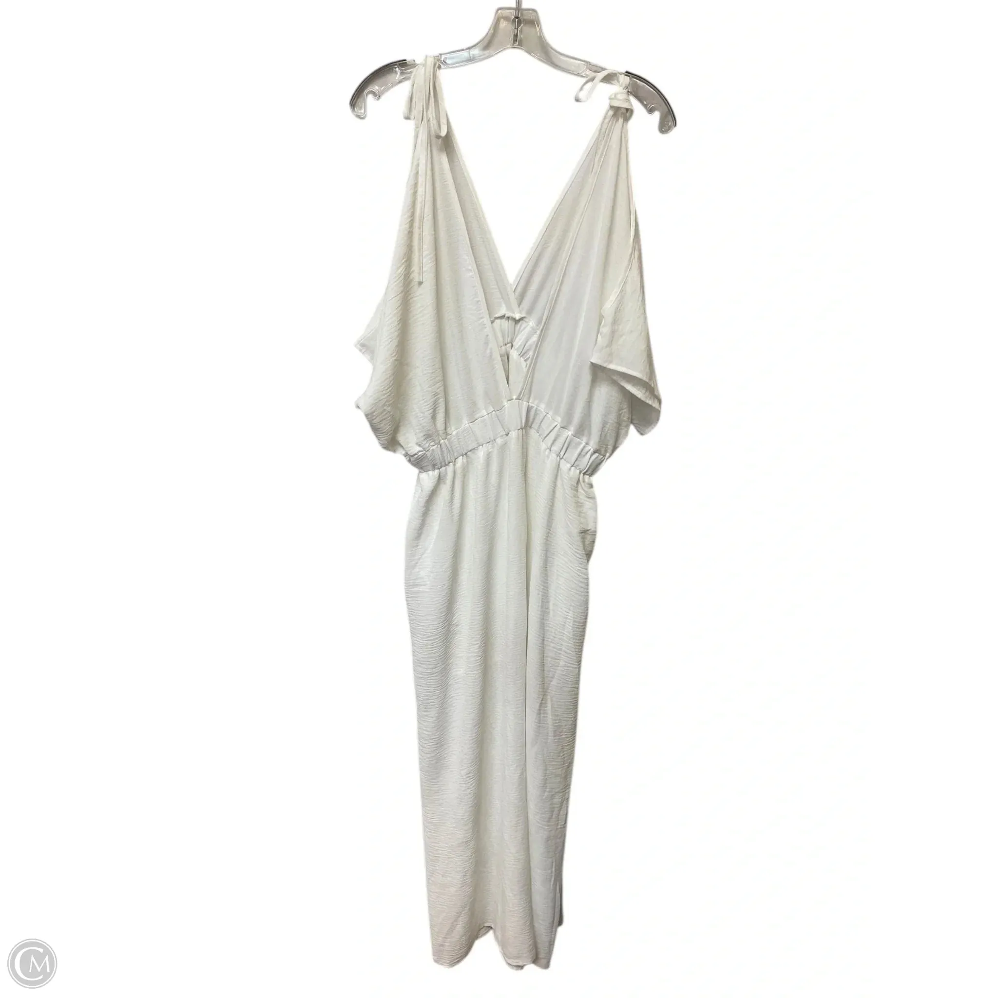 Dress Casual Maxi By Cmf In White. Size: Xxl
