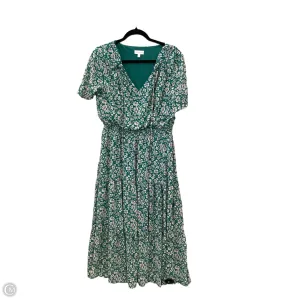 Dress Casual Maxi By Luxology In Green. Size: M