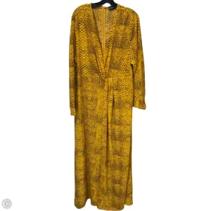 Dress Casual Maxi By Pretty Little Thing In Yellow. Size: 1x