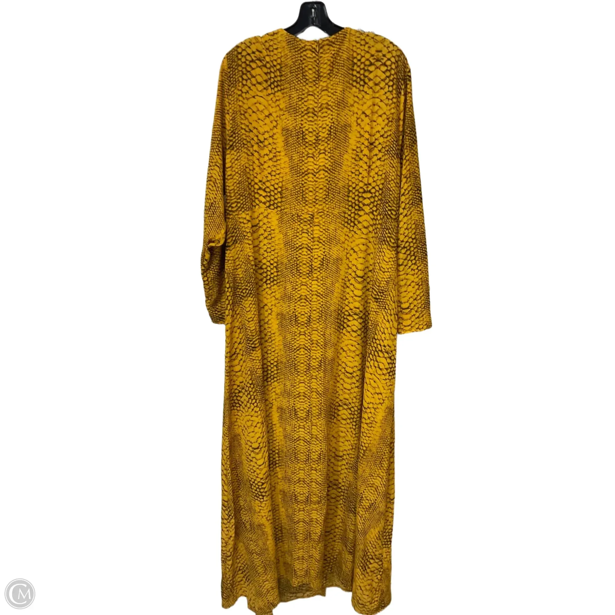 Dress Casual Maxi By Pretty Little Thing In Yellow. Size: 1x