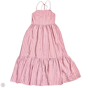 Dress Casual Maxi By Zara In Striped Pattern. Size: L