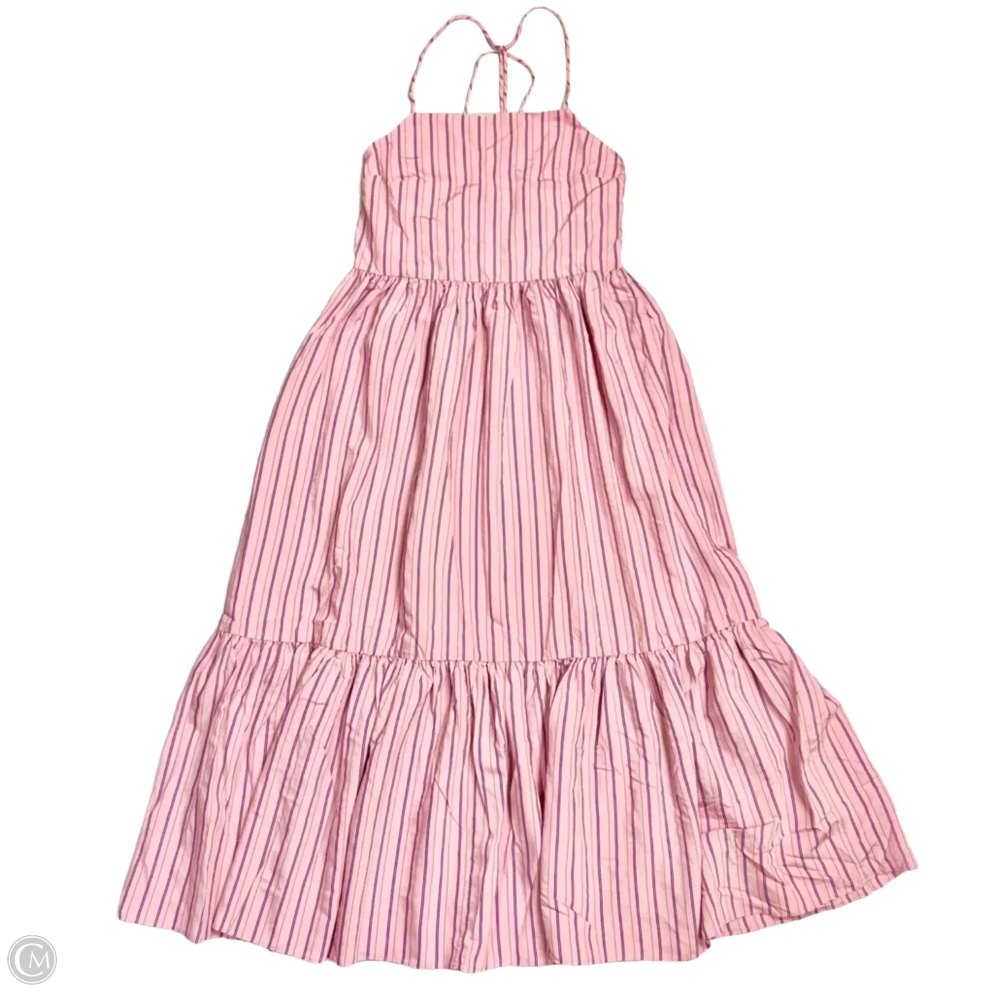 Dress Casual Maxi By Zara In Striped Pattern. Size: L