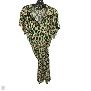 Dress Casual Midi By Alex Marie In Animal Print. Size: 2x