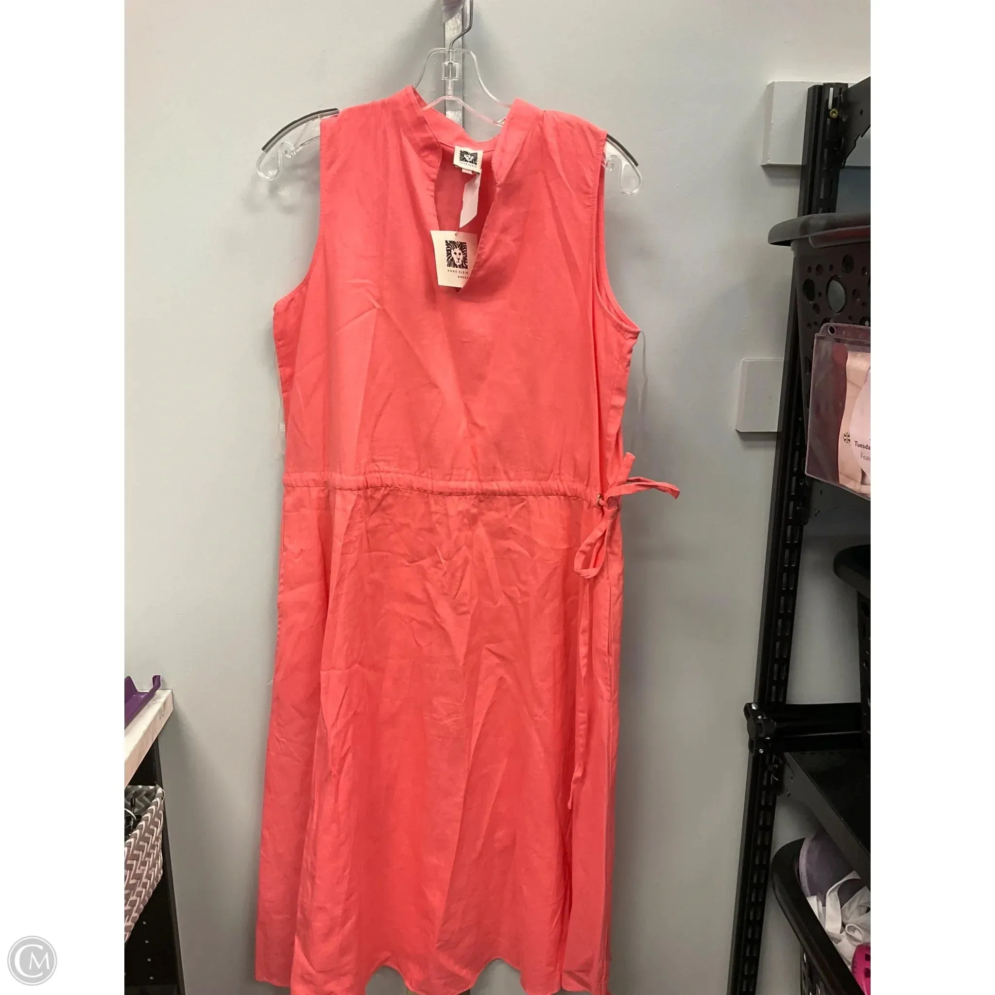 Dress Casual Midi By Anne Klein In Coral. Size: 8
