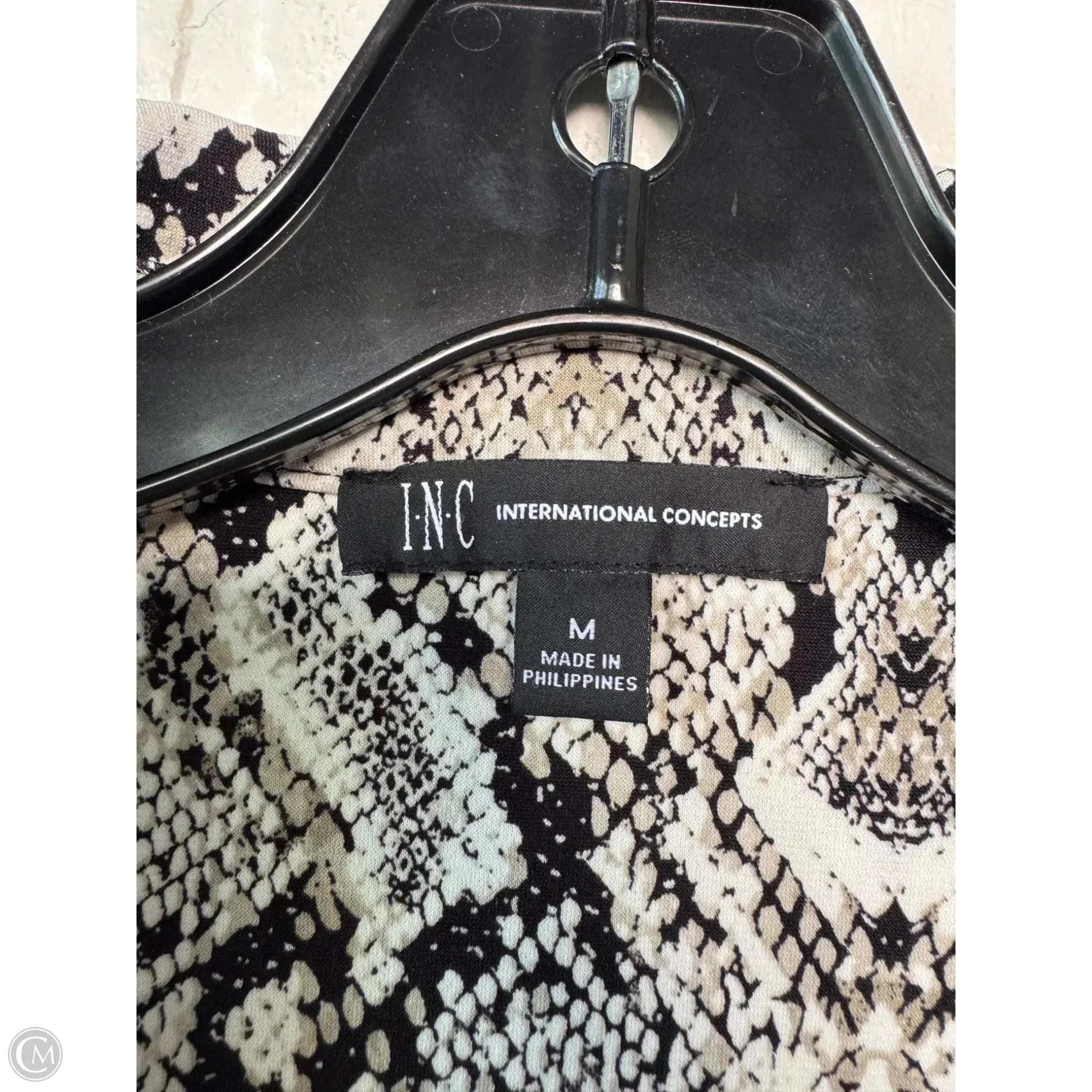 Dress Casual Midi By Inc In Black & White. Size: M