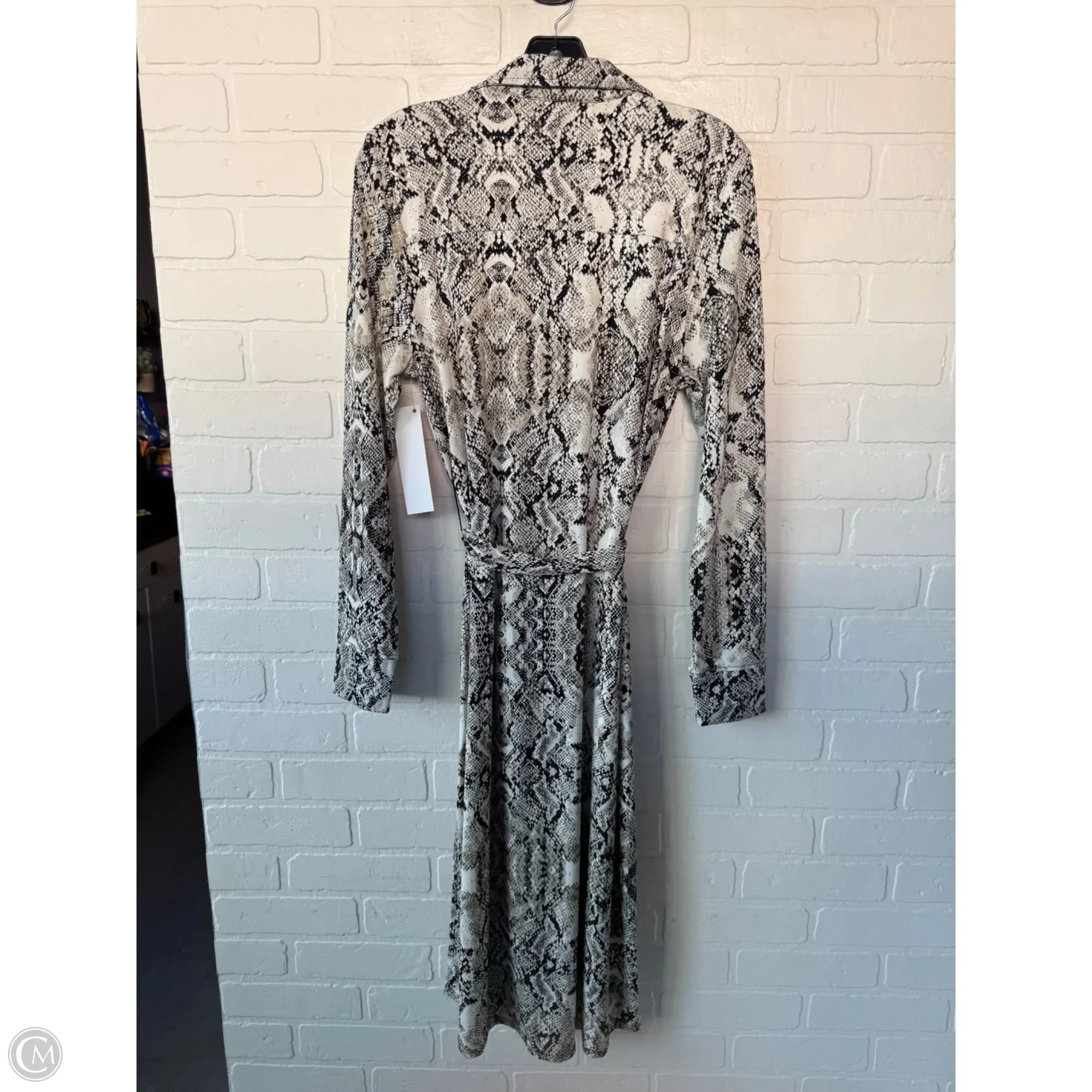 Dress Casual Midi By Inc In Black & White. Size: M