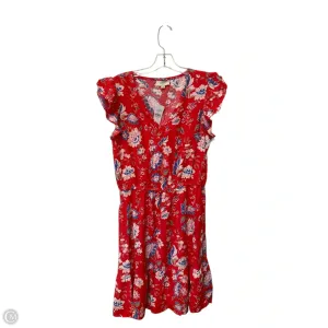 Dress Casual Midi By Loft In Floral Print. Size: M