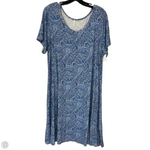 Dress Casual Short By POPYOUNG In Blue. Size: 3x
