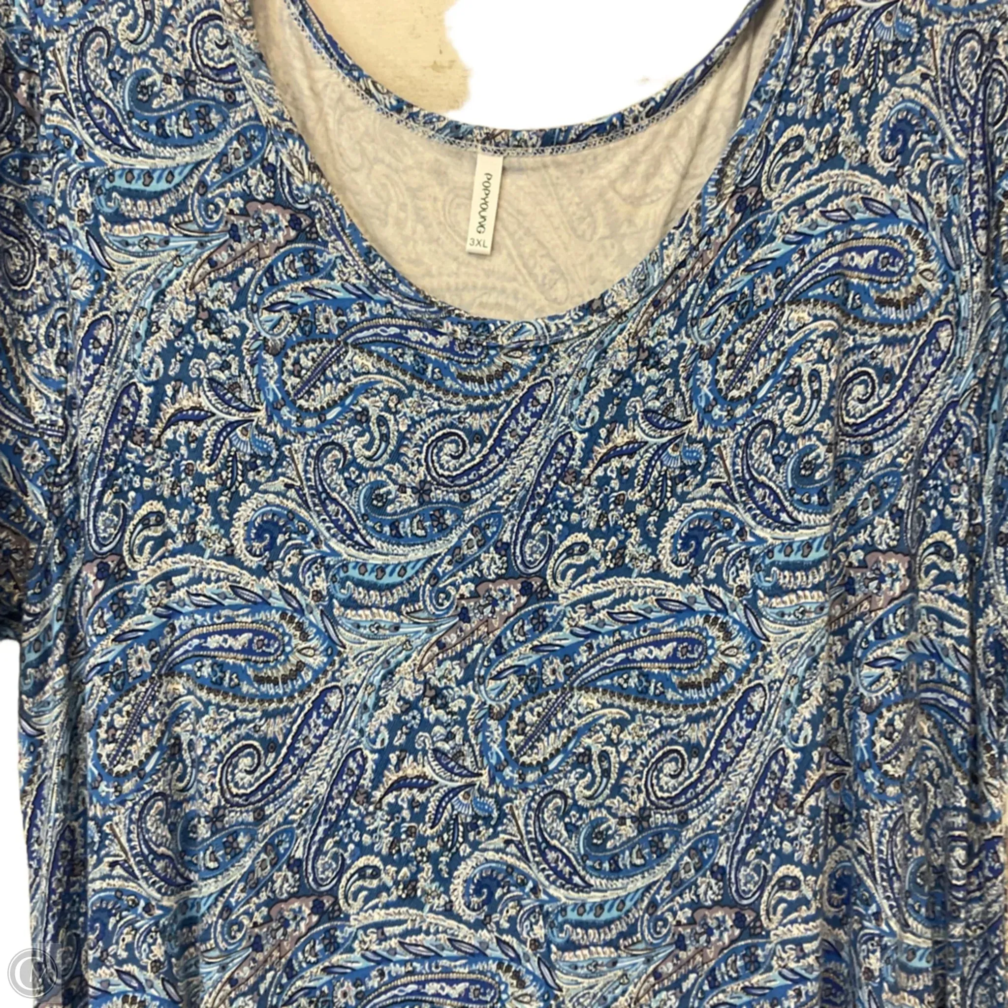 Dress Casual Short By POPYOUNG In Blue. Size: 3x