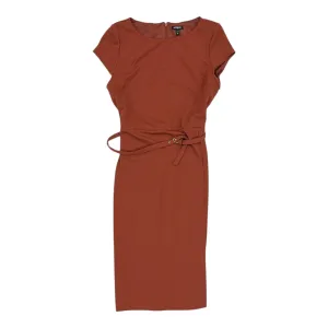Dress Work By Express In Brown. Size:M