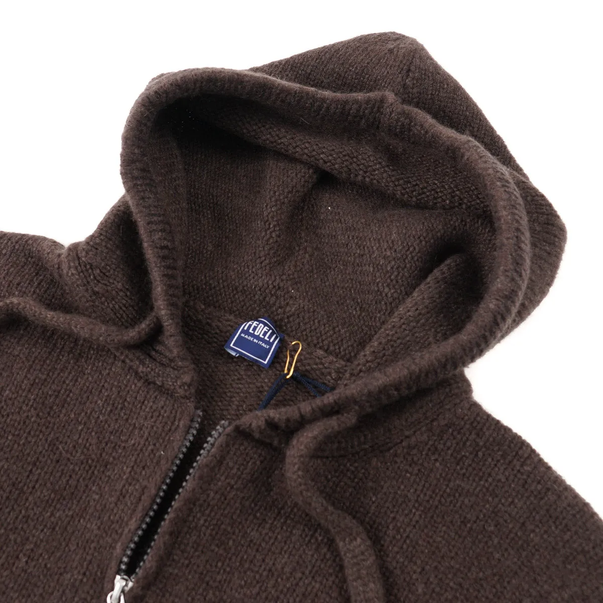 Fedeli Hooded Cashmere Sweater-Jacket