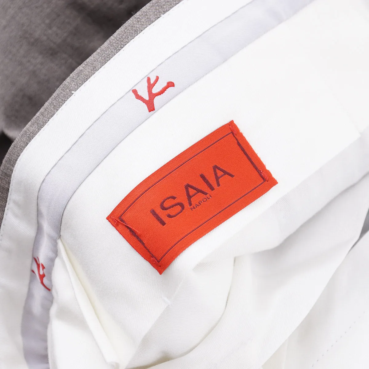 Isaia 'Sanita' Lightweight Wool-Silk Pants