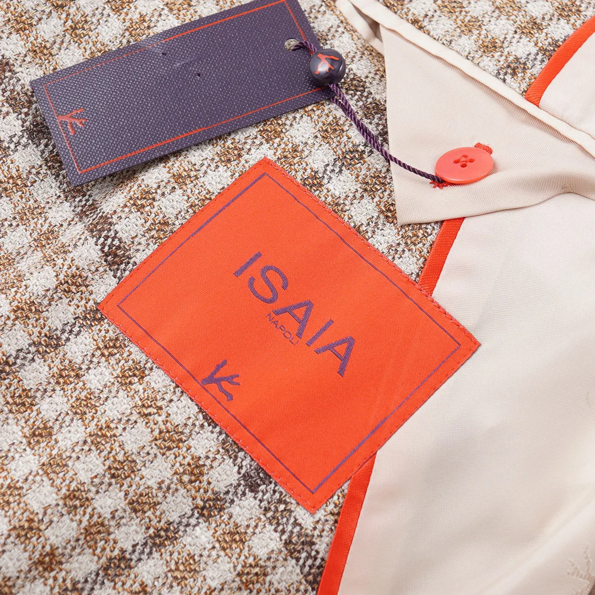 Isaia 'Sanita' Wool-Silk-Linen Sport Coat