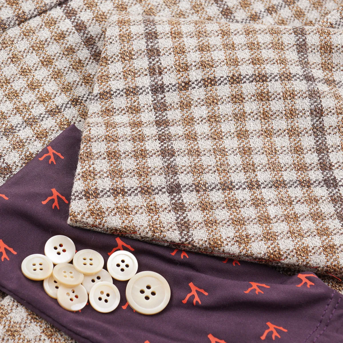 Isaia 'Sanita' Wool-Silk-Linen Sport Coat
