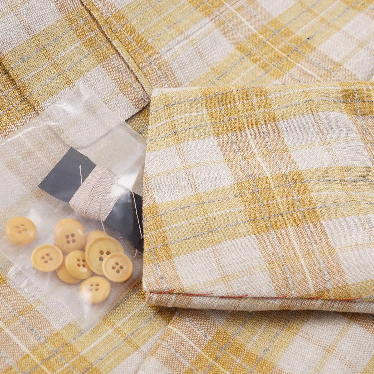 Isaia Woven Silk-Linen-Wool Sport Coat
