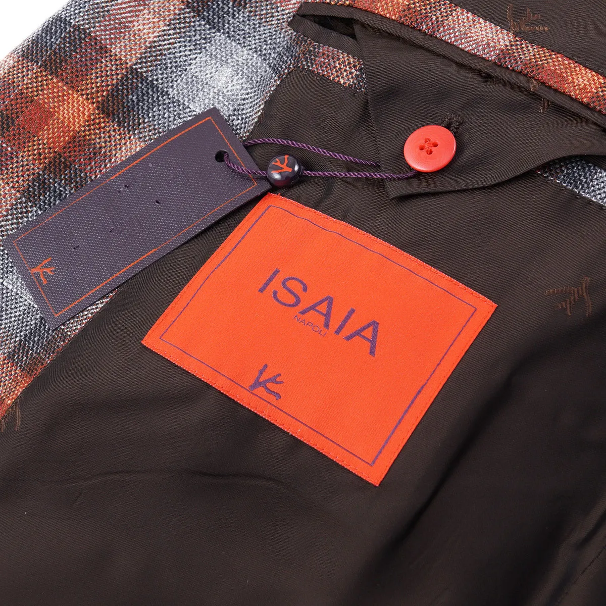 Isaia Woven Wool-Silk-Linen Sport Coat