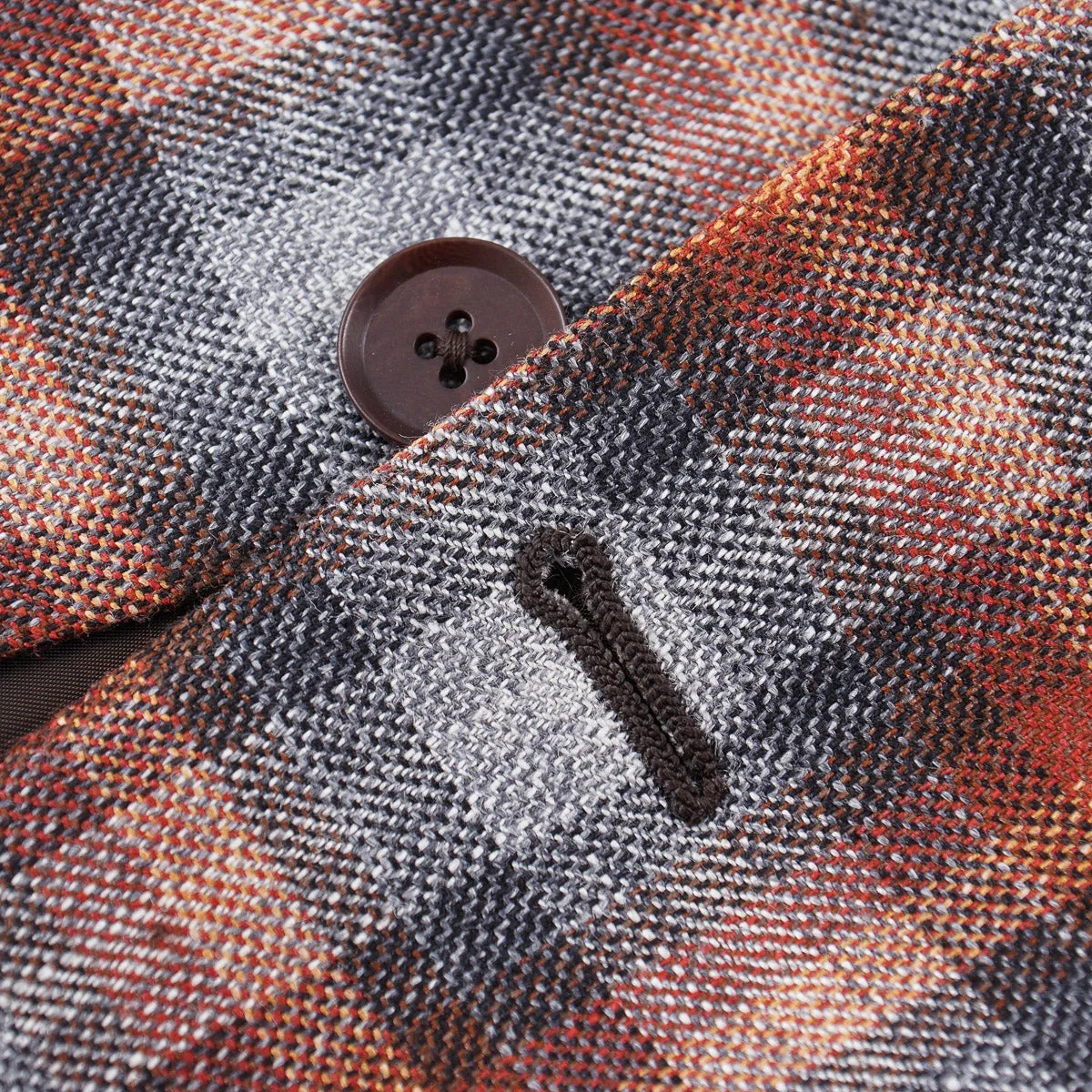 Isaia Woven Wool-Silk-Linen Sport Coat