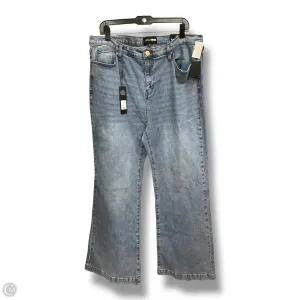 Jeans Boot Cut By Fashion Nova In Blue Denim. Size: 16