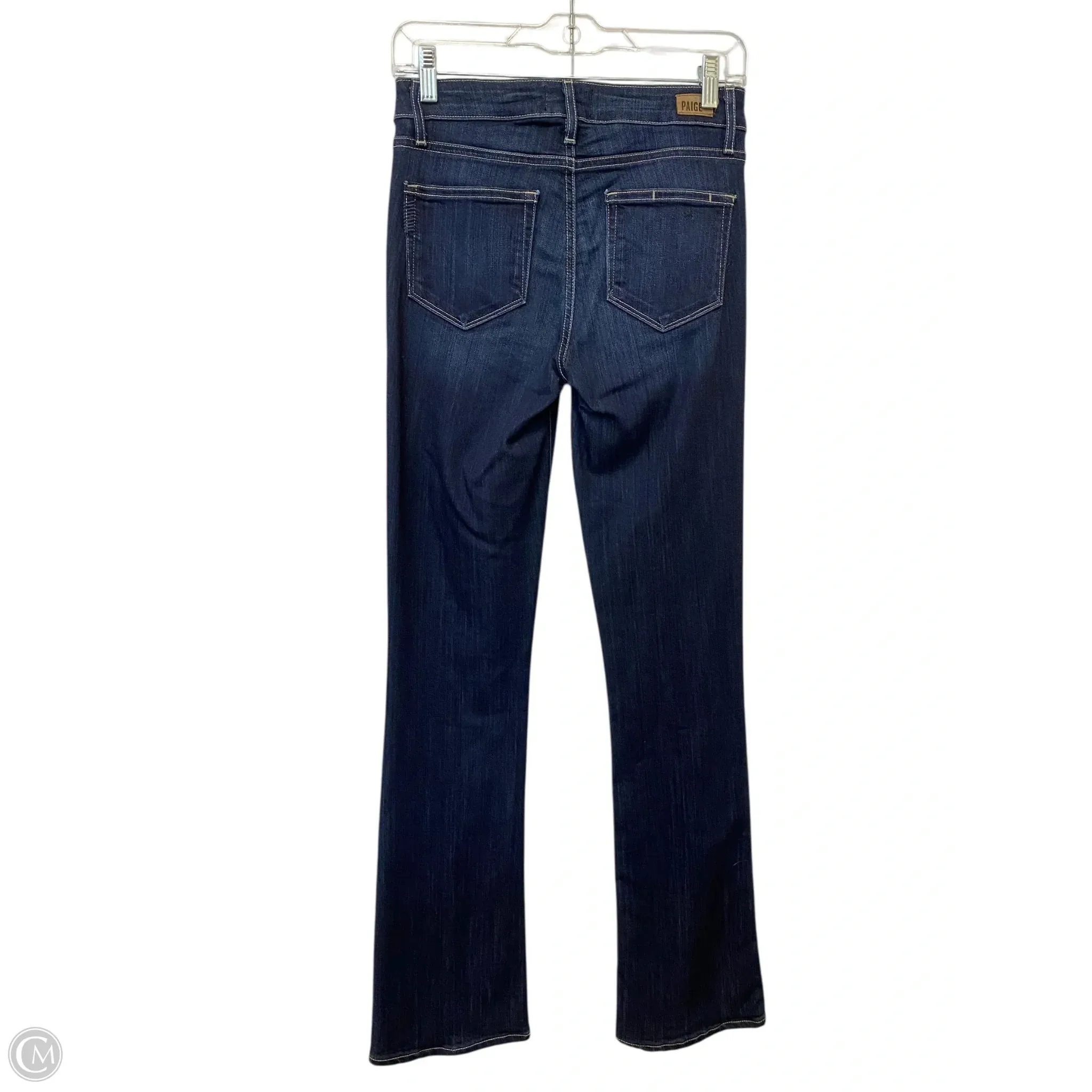 Jeans Boot Cut By Paige In Blue Denim. Size: 2