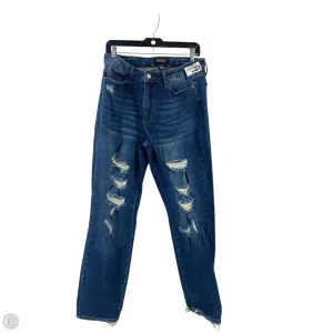 Jeans Boyfriend By Judy Blue In Blue Denim. Size: L