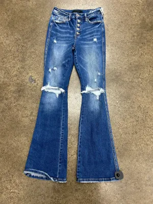 Jeans Flared By Flying Monkey In Blue Denim. Size:2