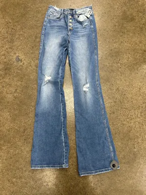 Jeans Flared By Flying Monkey In Blue Denim. Size:2