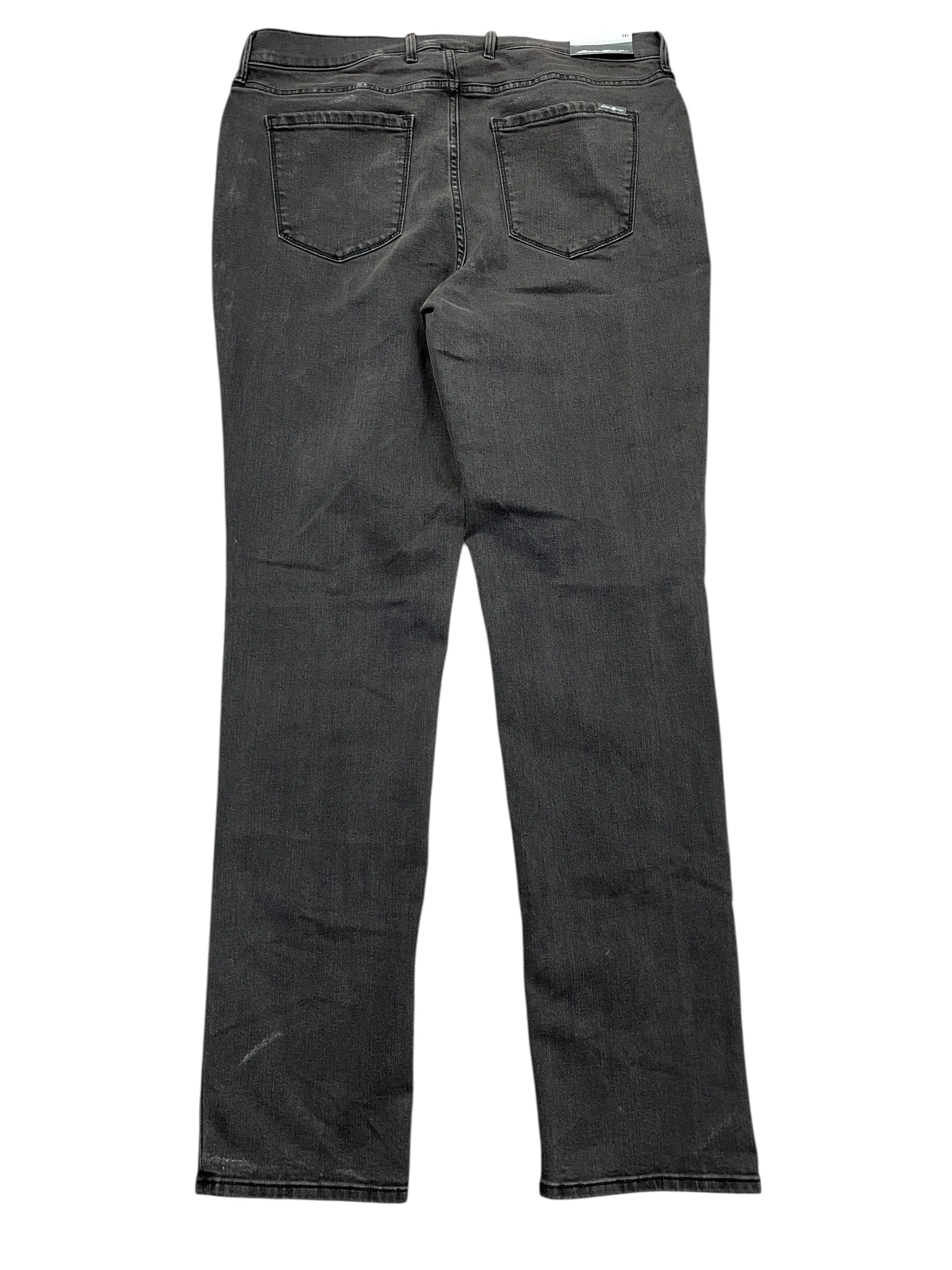 Jeans Skinny By Eddie Bauer In Grey Denim. Size:16L