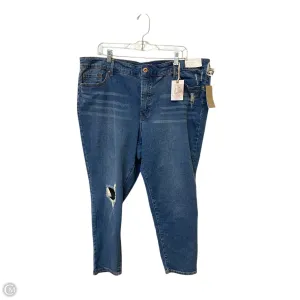 Jeans Skinny By Jessica Simpson In Blue Denim. Size: 18