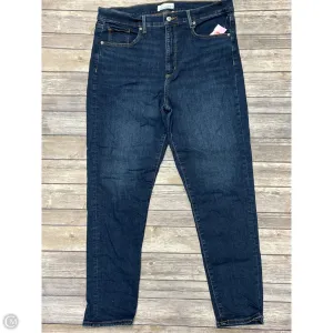 Jeans Skinny By Loft In Blue Denim. Size: 14