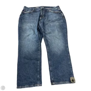 Jeans Straight By Ana In Blue Denim. Size: 20
