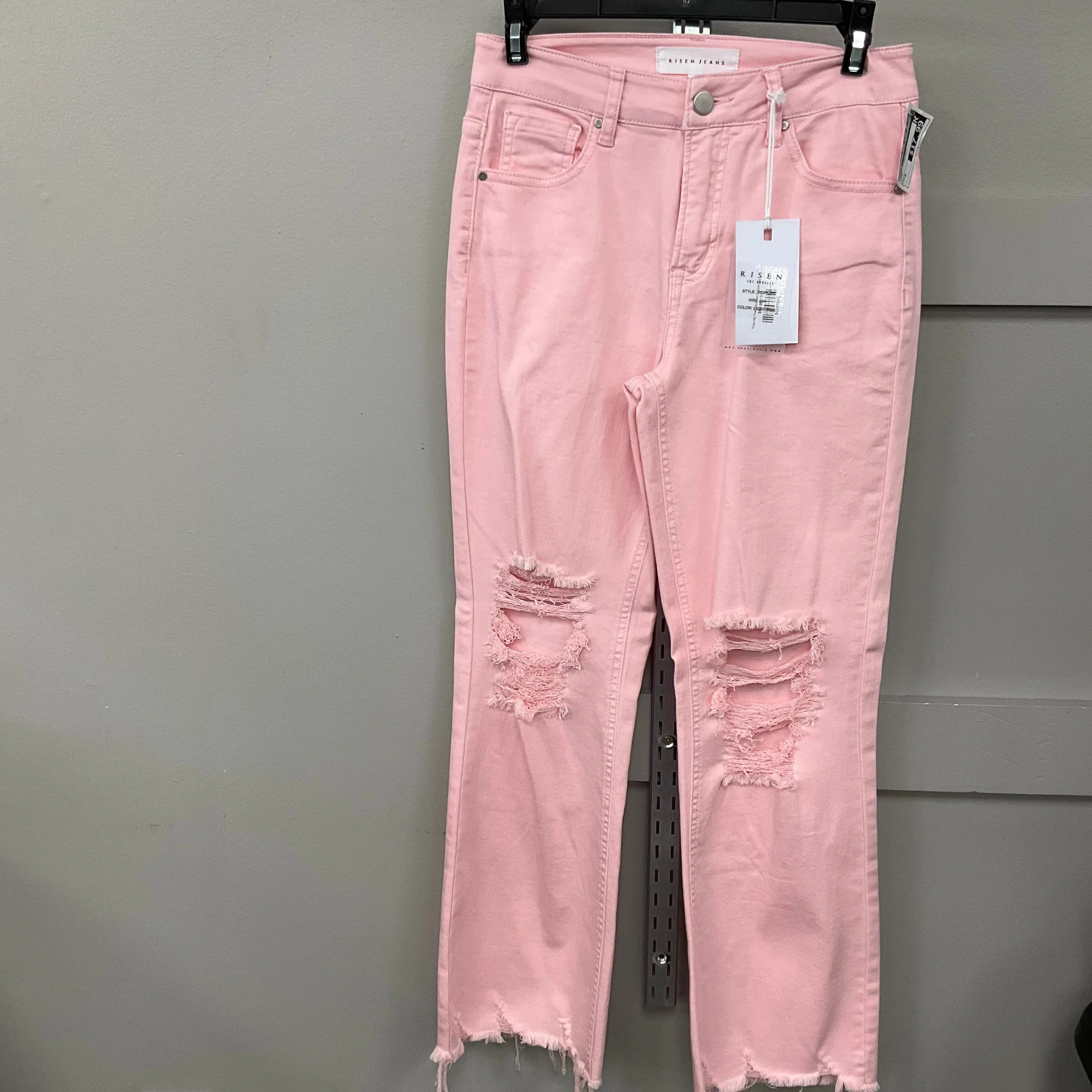 Jeans Straight By Risen In Pink. Size:0