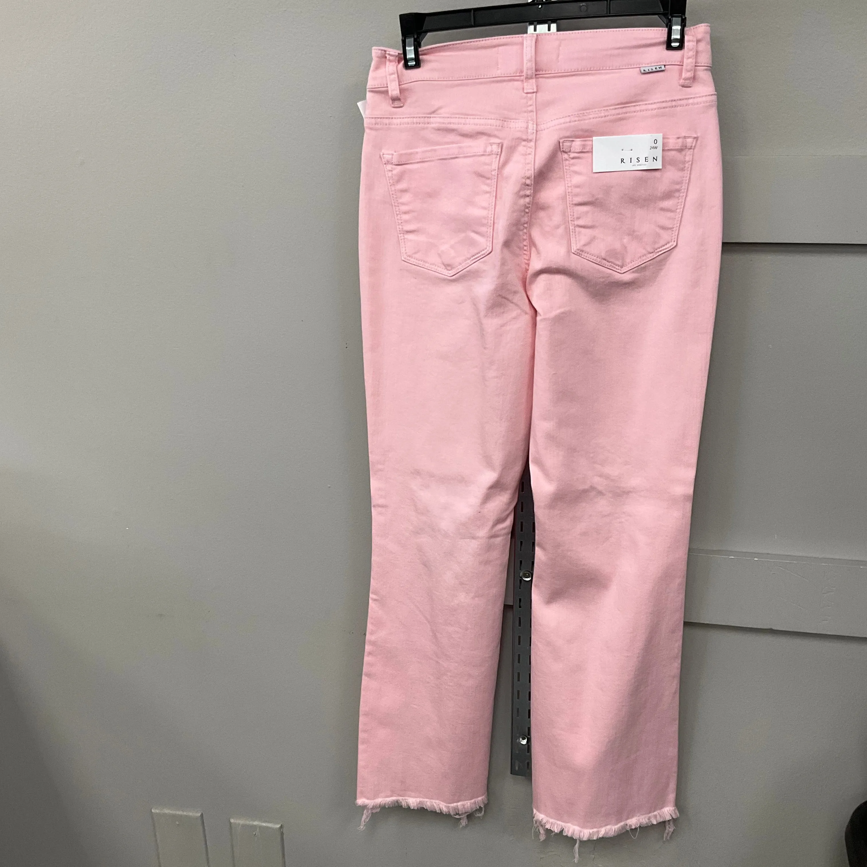 Jeans Straight By Risen In Pink. Size:0