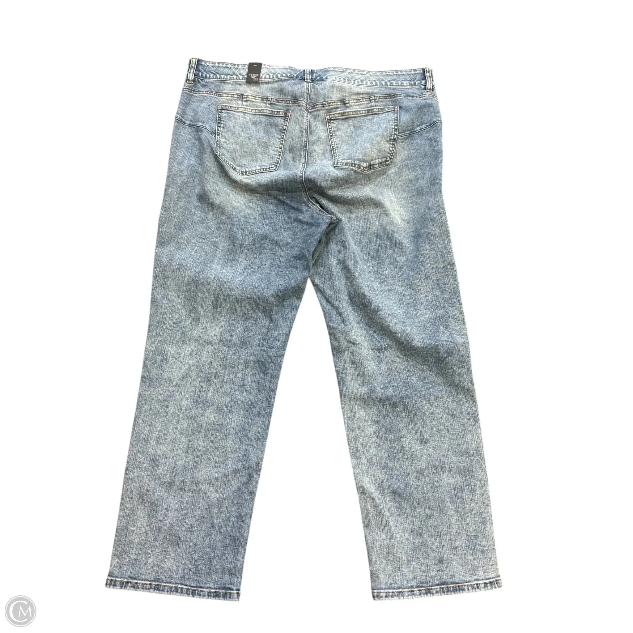 Jeans Straight By Torrid In Blue Denim. Size: 22