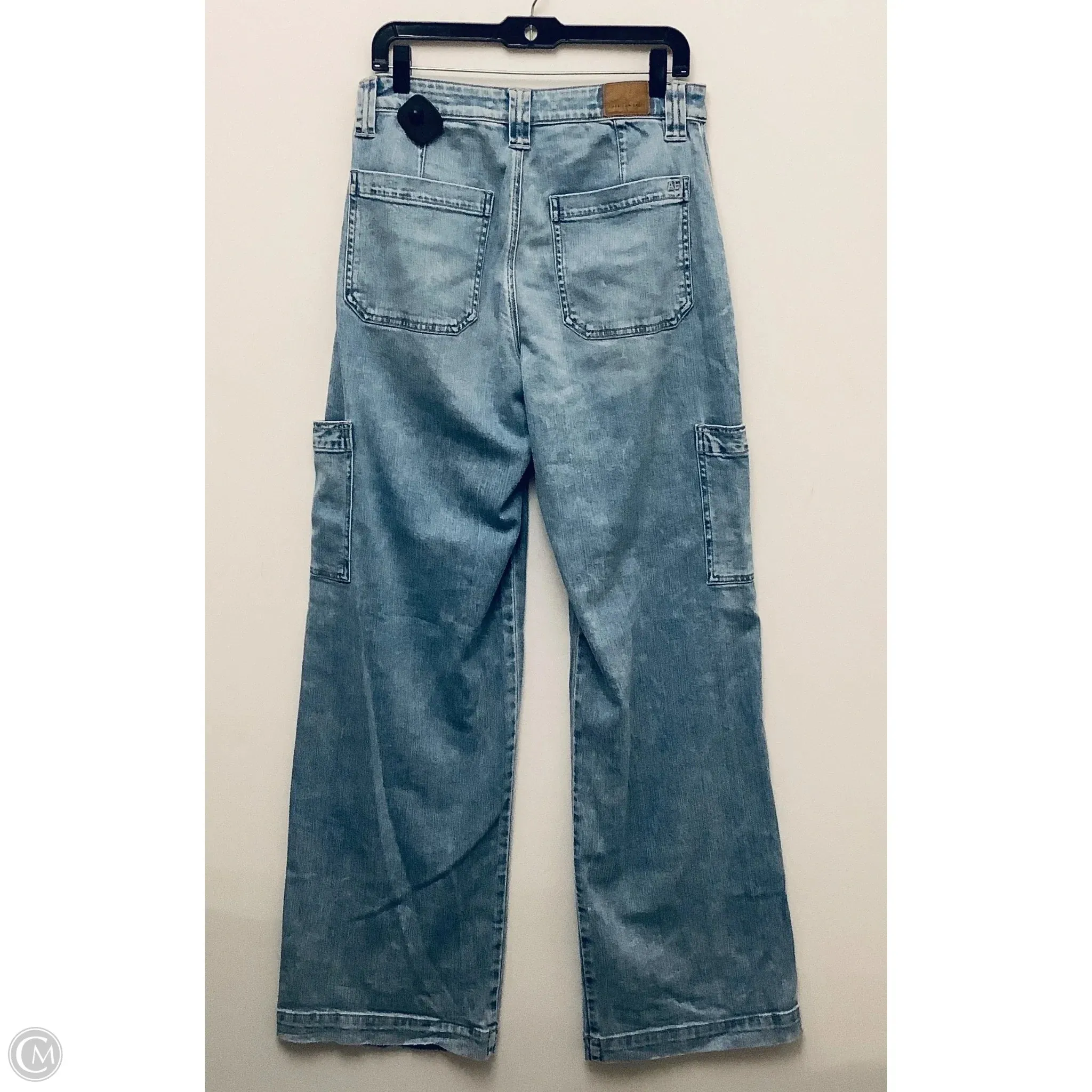 Jeans Wide Leg By American Eagle In Blue Denim. Size: 6