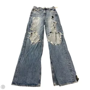 Jeans Wide Leg By American Eagle In Blue. Size: 0