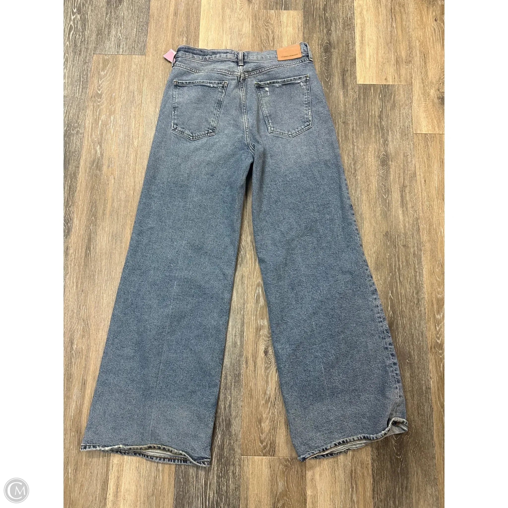 Jeans Wide Leg By Citizens Of Humanity In Blue Denim. Size: 8/29