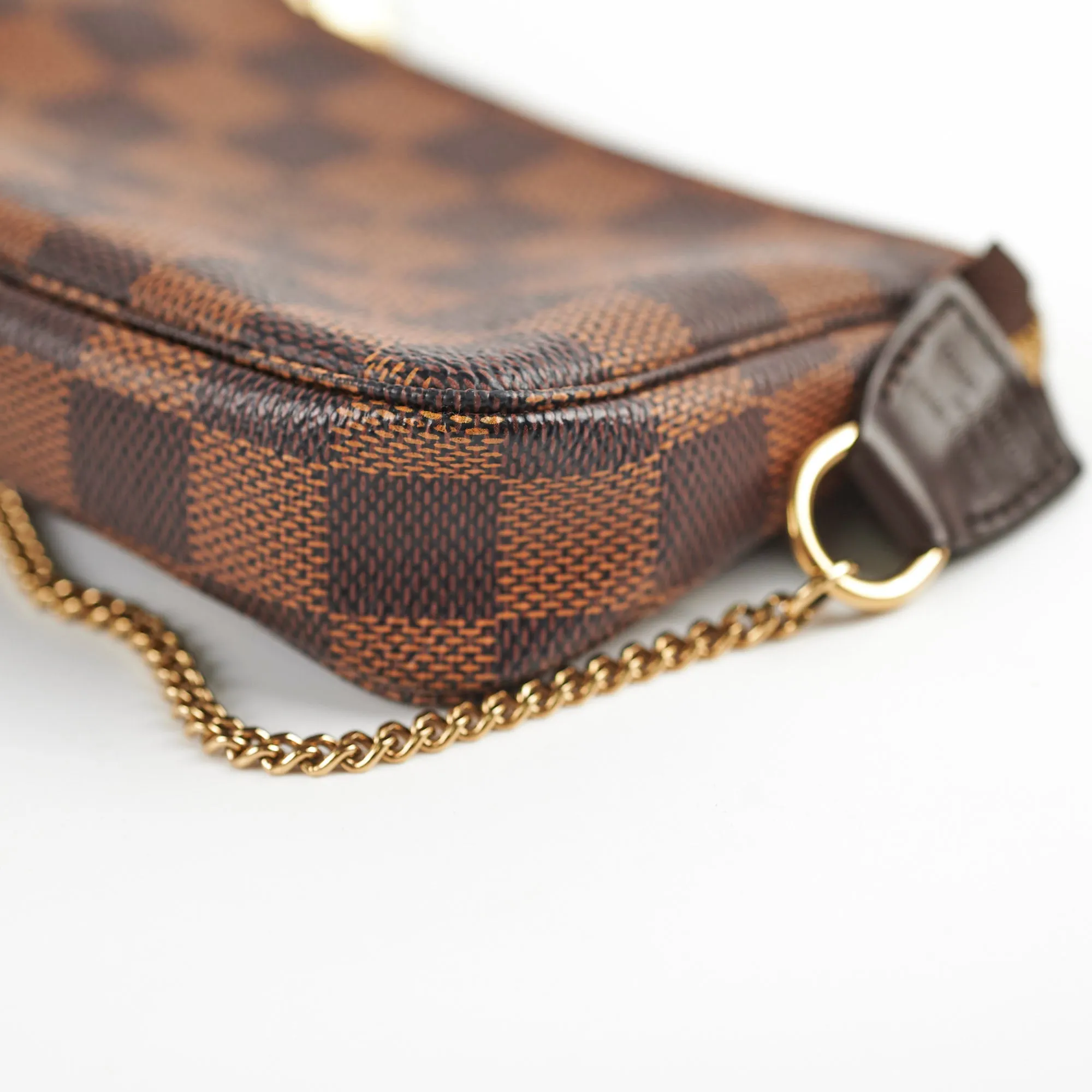 Louis Vuitton Mini Pochette Accessories Damier Ebene