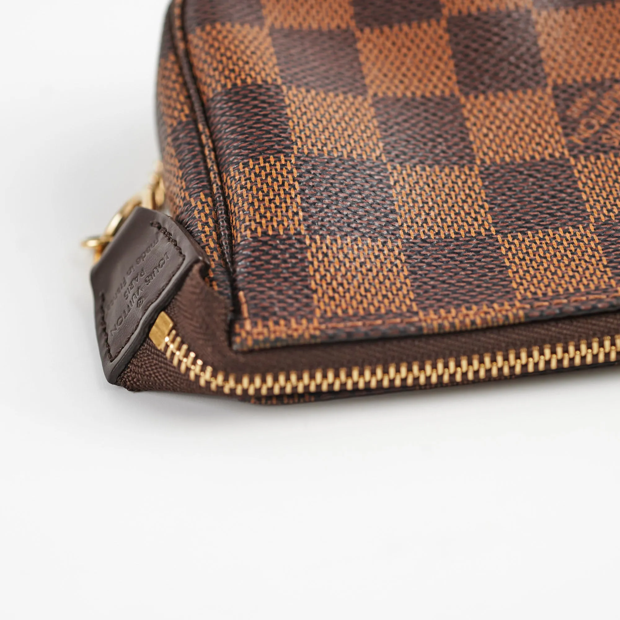 Louis Vuitton Mini Pochette Accessories Damier Ebene