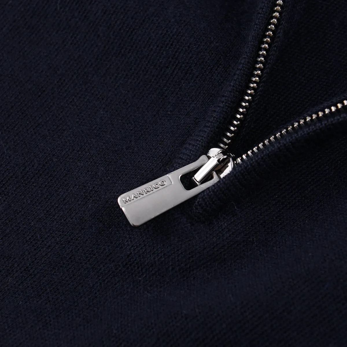 Manrico Slim-Fit Half Zip Cashmere Sweater