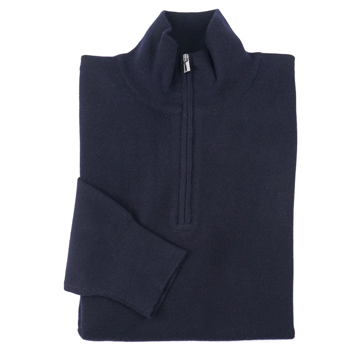 Manrico Slim-Fit Half Zip Cashmere Sweater