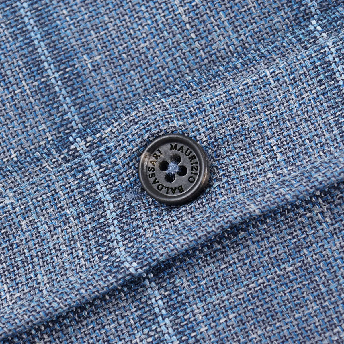 Maurizio Baldassari Wool-Silk-Linen Overshirt