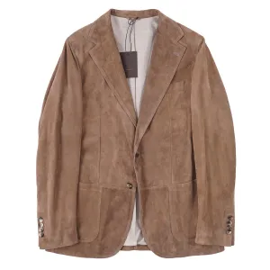 Rifugio Wool-Lined Lambskin Suede Blazer