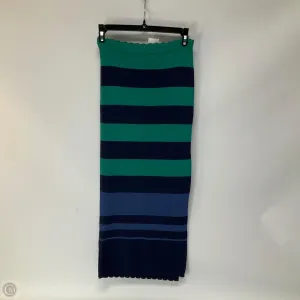 Skirt Midi By Anthropologie In Blue & Green. Size: Xs