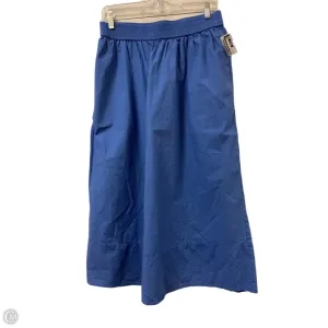 Skirt Midi By Loft In Blue. Size: M